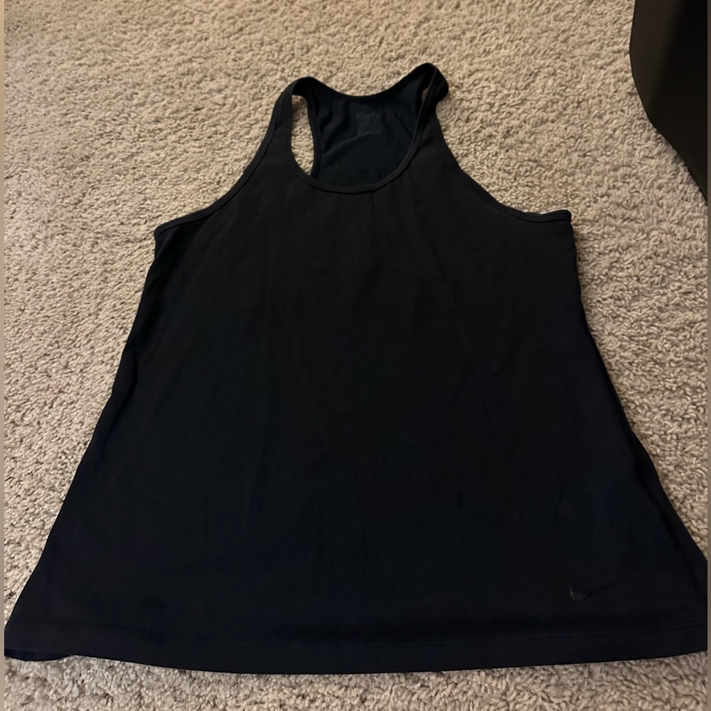 Black Nike workout tank